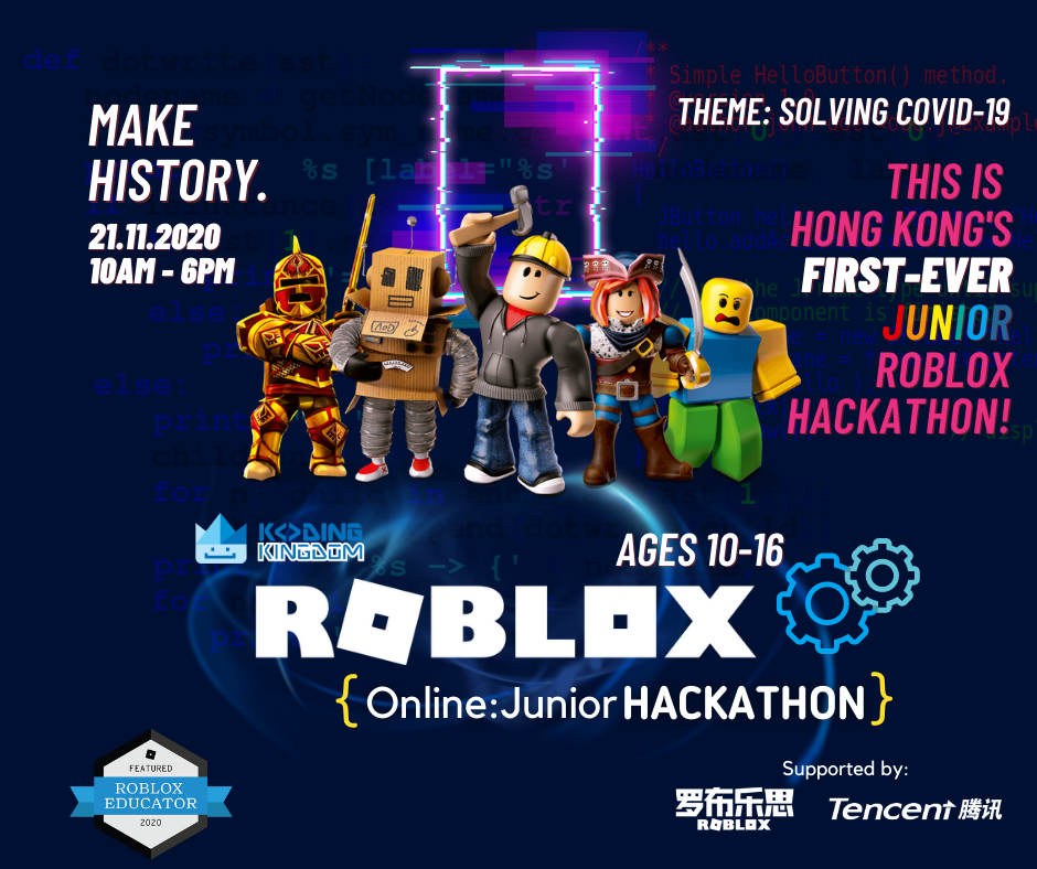 Roblox Junior Hackathon Koding Kingdom - guest event roblox